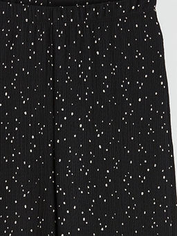 Beli Lastikli Desenli K?z ?ocuk Pantolon