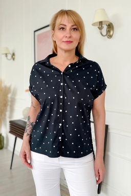 Блуза Rumoda 2219 темно-синий