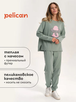 PELICAN, комплект женский, Светло-зеленый фото 7