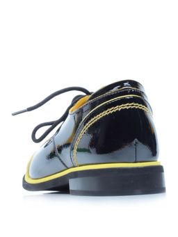 03-H491-H11-F384 BLACK Полуботинки женские (натуральная кожа) - Фабричный китай фото 7