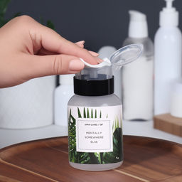 Флакон с помпой «Другое место», 250 мл, зелёный, чёрный