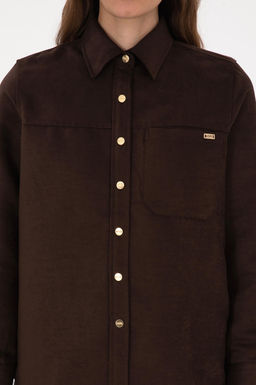 Kad_n Kahverengi Uzun Kollu G_mlek - U.s. polo assn фото 6