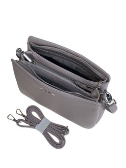 Женская сумка из искусственной кожи, цвет серый - Greta фото 2