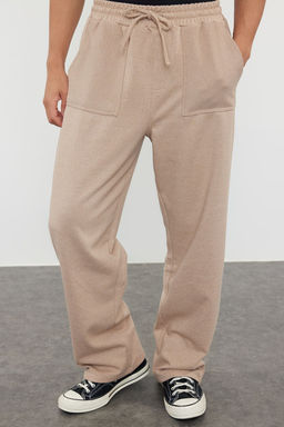 TRENDYOL MAN Vizon Oversize/Genis Kesim Cebi Dokulu Kumas Detayl? Ac?k Paca Esofman Alt? TMNAW24EA00025
