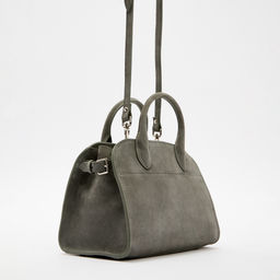 Женская сумка с ручками CALZETTI ASHLEY MINI Артикул 4250257, светло-серый  фото 2