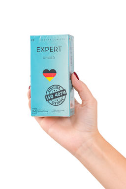 Презервативы EXPERT Ribbed Germany 12шт. (ребристые)