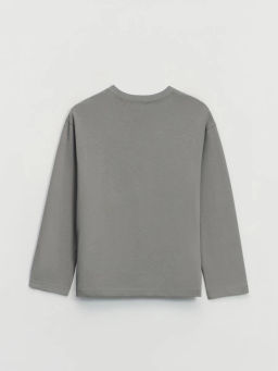 Базовый лонгслив из хлопка / Zarina  фото 2