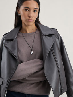 Базовый однотонный джемпер из вискозы / Zarina  фото 7