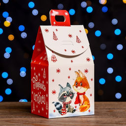 Цена за 5 шт. Подарочная коробка Домик Поделись историей,9,1 х 7 х 15,7 см - Simaland фото 7