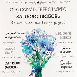 Полотенце Этель Мамочка 40х73 см, 100% хл, саржа 190 гр/м2  фото 3