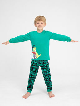 CRB wear/CWKB 50139-37 Комплект для мальчика (джемпер, брюки),зеленый/Ex.Cherubino  фото 4