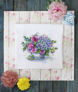 Набор для вышивания М.П.Студия А-031 Букет воспоминаний СК/Распродажа 21 х 25 см