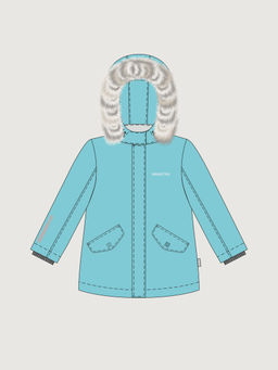 Куртка 4з5226 бирюза