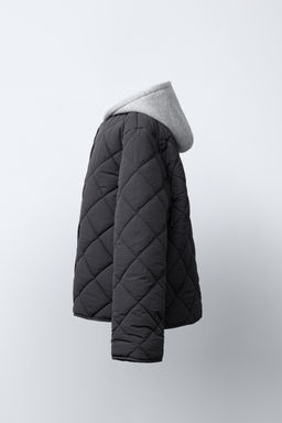 PADDED JACKET HOODIE HOOD - Zara фото 3