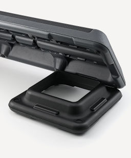 Степ-платформа быстросборная STARFIT SP-205 108х41,5х20 см, обрезиненная, 3-х уровневая  фото 2