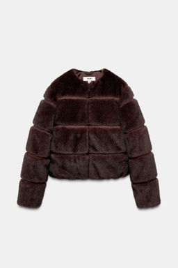 SHORT FAUX FUR COAT HEIQ XREFLEX SKI COLLECTION