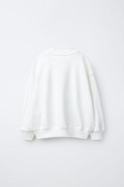 SUDADERA PARCHES TEXTO / Crudo - Zara фото 4