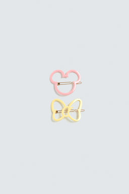 PACK OF 2 COLOURED HAIR CLIPS HARRY LAMBERT FOR ZARA X DISNEY