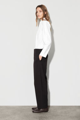 PANTAL?N BARREL LEG EN MEZCLA DE LANA - H&m фото 3