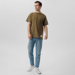 Футболка мужская MIST Paradise, размер XL, зелёная