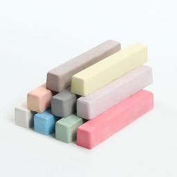 Цена за 5 шт. Мелки цветные школьные, набор 9 шт. «Маша и медведь», прямоугольные