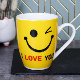 Кружка 350 мл Смайлик / LU-365 /уп 72/желтый - Галеонтрейд фото 4