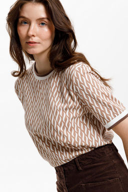 ЕВТ 3220/бежевые мини косы фуфайка жен