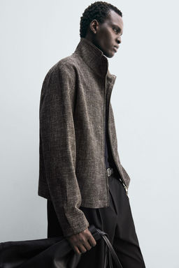 RELAXED FIT TEXTURED OVERSHIRT - Zara фото 6