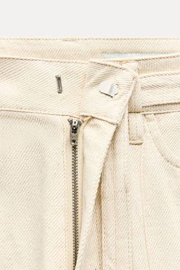 ZW COLLECTION STRAIGHT-LEG MID-RISE JEANS - Zara фото 9