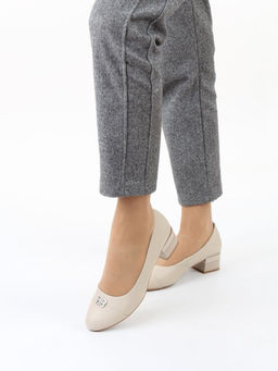 06-M47-6 BEIGE Туфли женские (натуральная кожа)