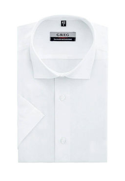 Сорочка мужская короткий рукав GREG 100/109/WHITE/Z  фото 4