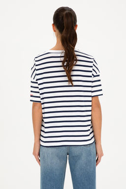 Футболка U. S. Polo Assn женская с круглым вырезом белая - U.s. polo assn фото 12