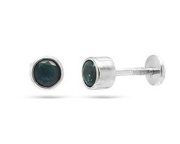 Серьги из серебра лондон топаз кварц, Ю-25013р