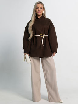 Пальто Мелания (горький шоколад) Б15185-5М - Lt collection фото 5