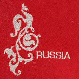 Шапка для бани и сауны Russia, полиэфир 70%, шерсть 30%, «Добропаровъ»