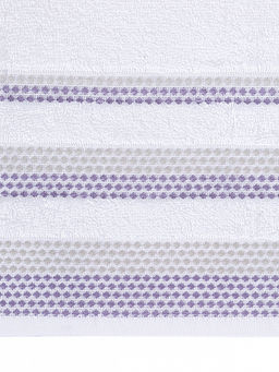 Полотенце махровое 70x140 белый махровая ткань - Lucky фото 4