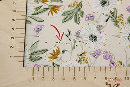 Штапель Летняя пора цв.телесно-бежевый, ш.1.42м, вискоза-100%, 90гр/м.кв - Купава фото 10