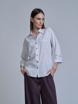 рубашка ЛЕН с ХЛОПКОМ - Трика фото 4