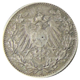 1/2 марки 1907 года J Германия
