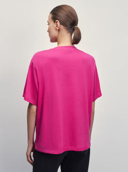 Футболка из хлопка с принтом / Zarina  фото 5