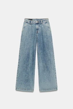 JEANS Z1975 WIDE LEG PINZAS / Azul claro - Zara фото 7