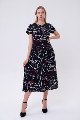 Платье женское из кулирки Кармелита зигзаг - Амадэль фото 11