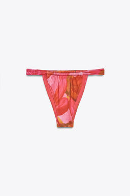 PRINTED CURTAIN BIKINI BOTTOMS - Zara фото 6