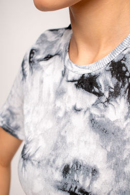 Арт.3203/3 Футболка женская 42-48 (4 шт) Цвет:серый,белый - Калинка фото 14