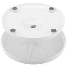 Подставка пластмассовая для торта д24,5см h11,5см, антискользящая ножка, съемный, поворотный стол с углом наклона 0-20 градусов, с EVA покрытием, цветная коробка (Китай) - Домашняя мода фото 7