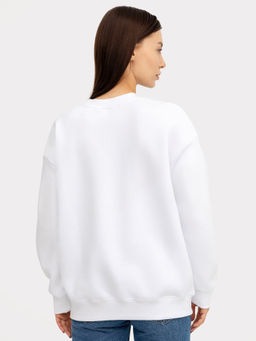 Свитшот женский белый с печатью - Mark formelle фото 2