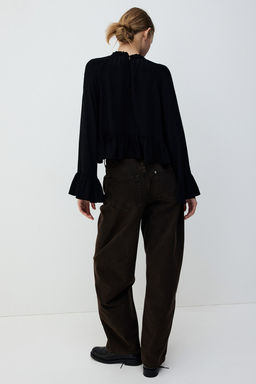 Blusa con peplo y volantes - H&m фото 4