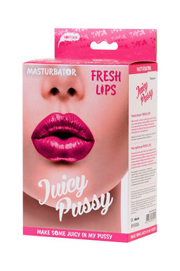 Мастурбатор реалистичный Juicy Pussy by TOYFA Fresh Lips, рот, TPR, телесный, 14 см