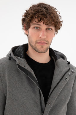 Мужская серая гербовая пальто Неожиданная скидка в корзине - U.s. polo assn фото 2