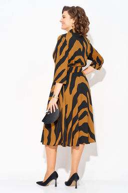 Платье Liliana 1418Н-Р карамель+черный  фото 2